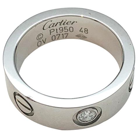 cartier platinum love ring|cartier love ring platinum diamond.